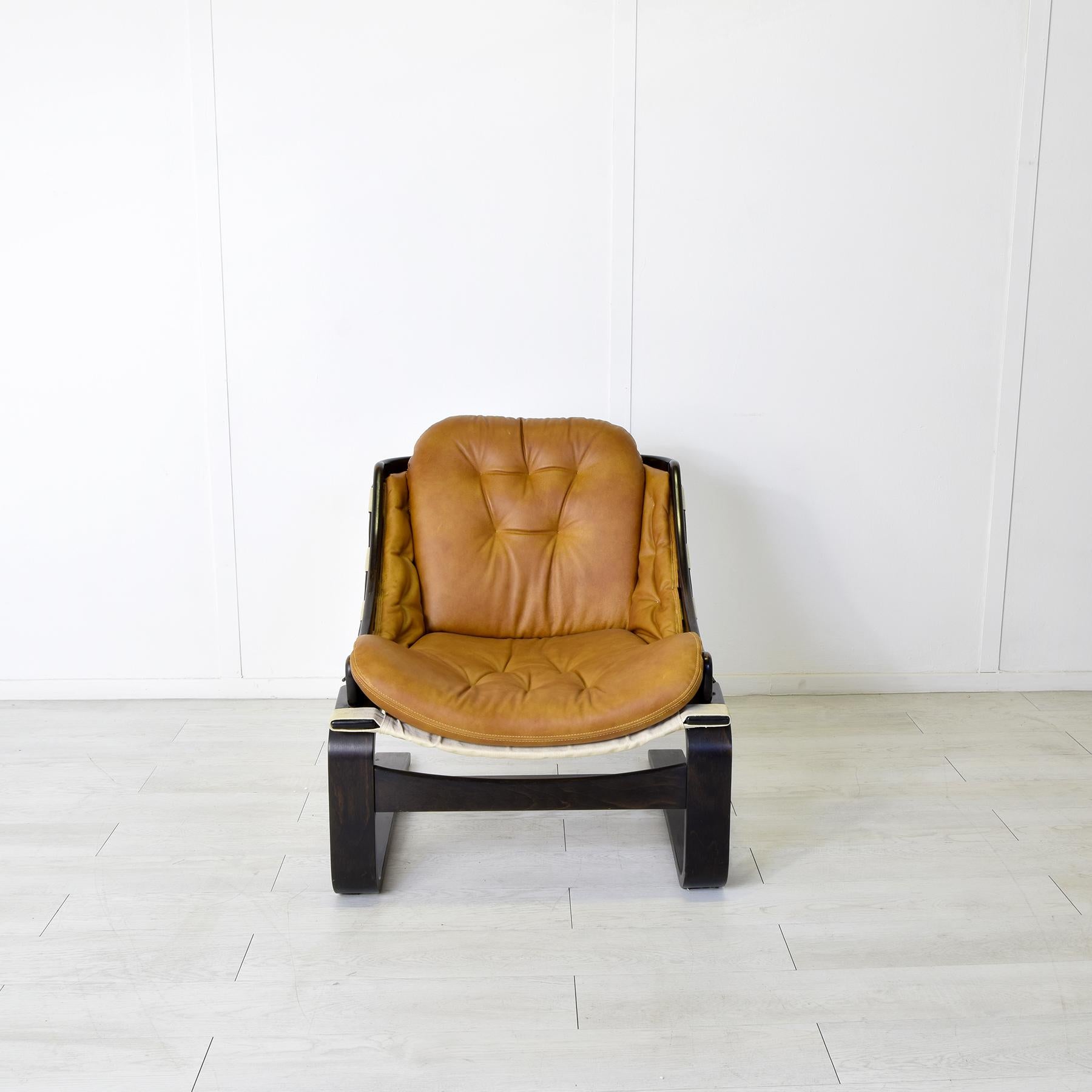 Ake Fribytter armchair for Nelo Möbel 1970s For Sale 3
