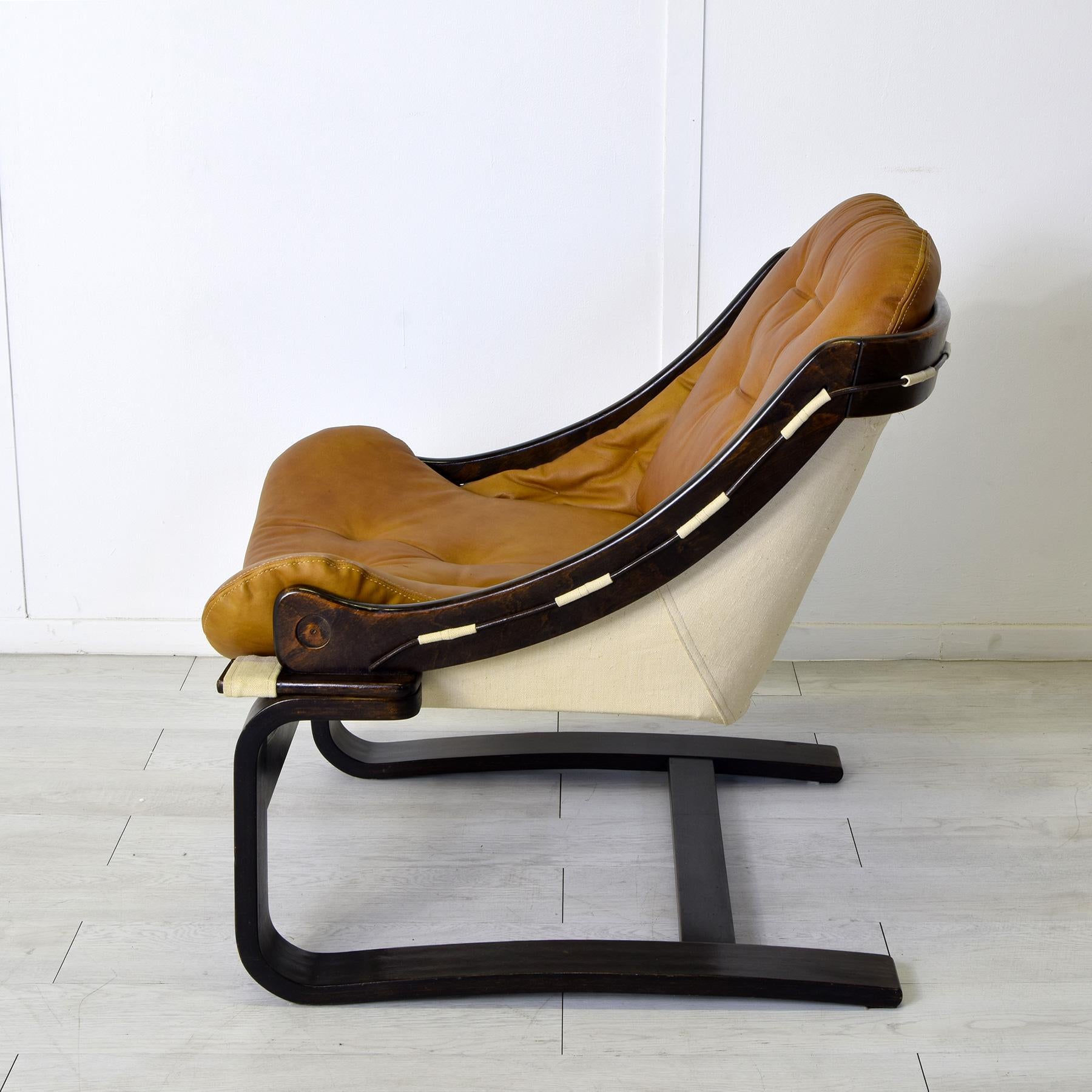 Ake Fribytter armchair for Nelo Möbel 1970s For Sale 4