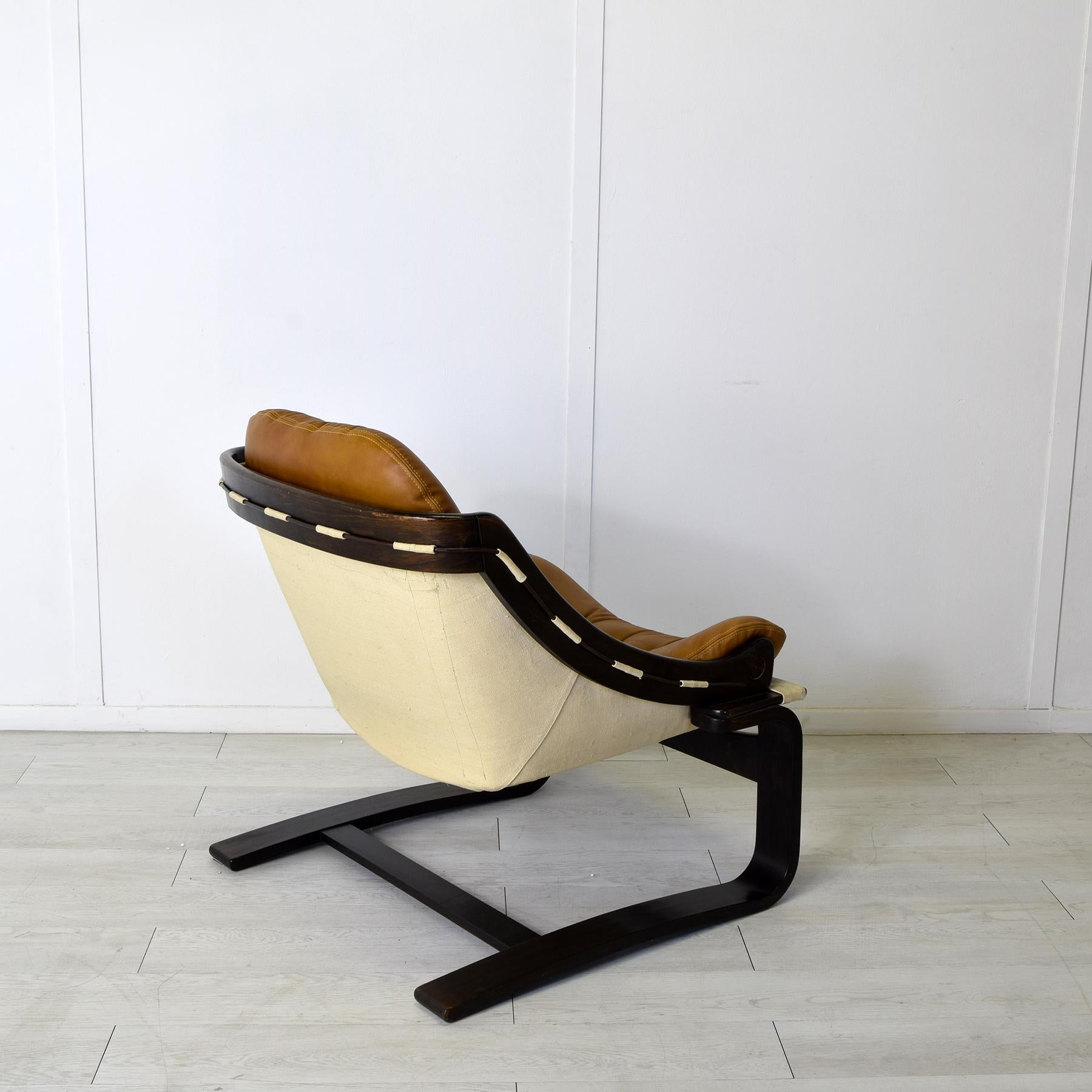 Ake Fribytter armchair for Nelo Möbel 1970s For Sale 1