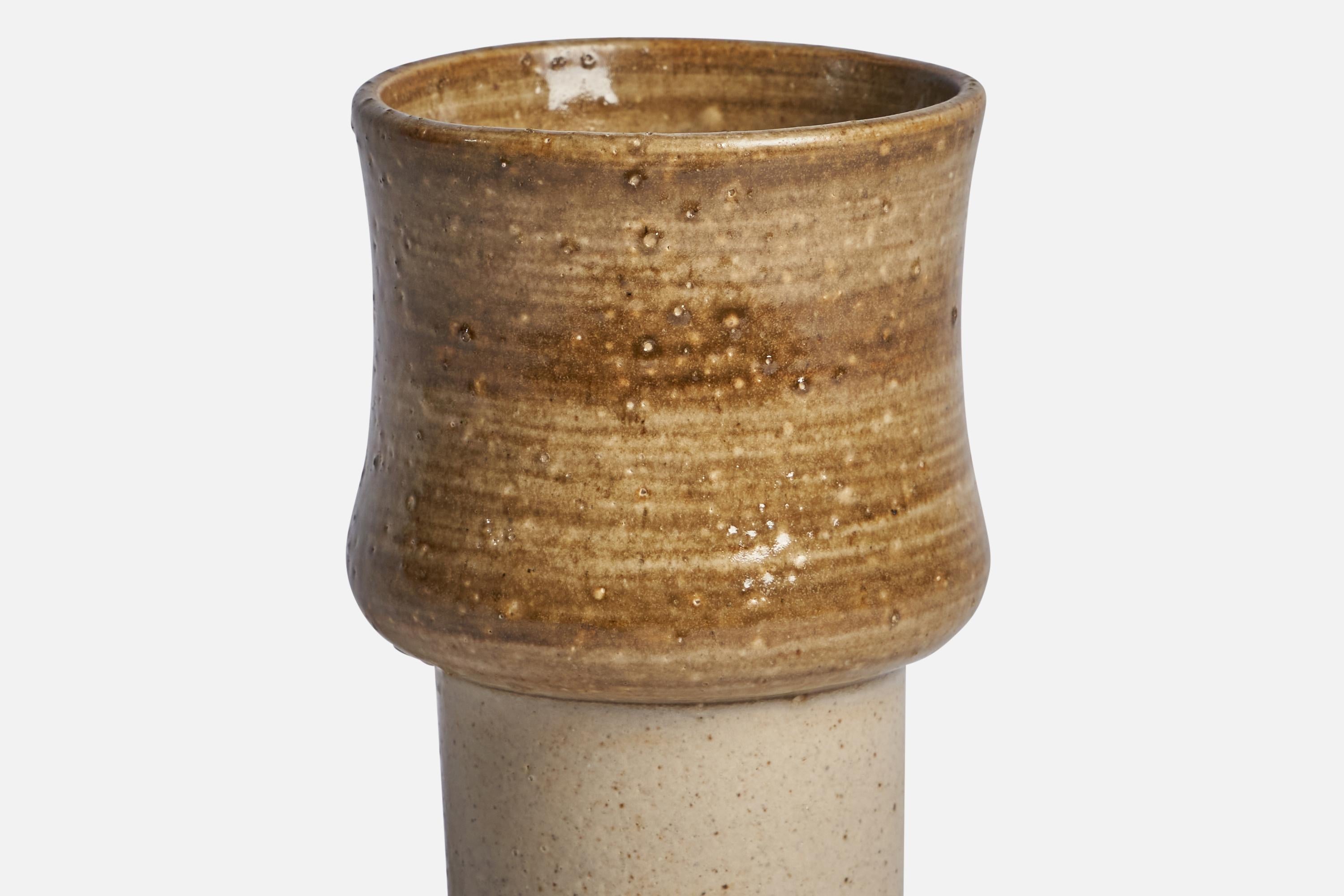 Swedish Åke Höganäs, Vase, Stoneware, Sweden, 1960s For Sale