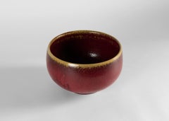 Åke Holm, Bol avec glaçure sang-de-bœuf, Suède, c.C. 1940