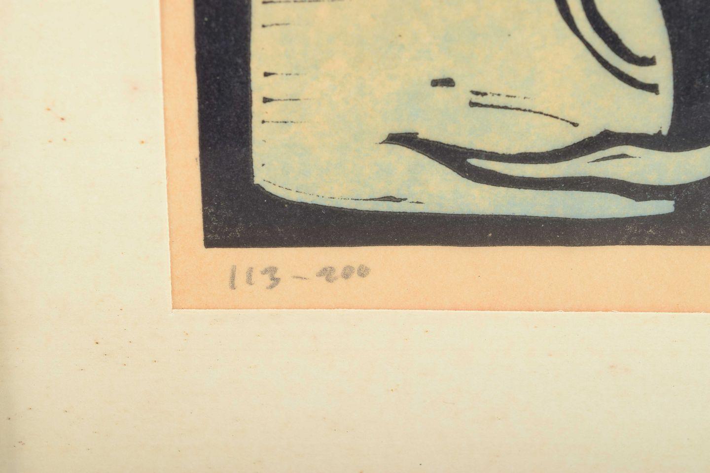 Åke Holm. Imprime en papel. Adán y Eva en el Jardín del Edén. Mediados del siglo XX Sueco en venta