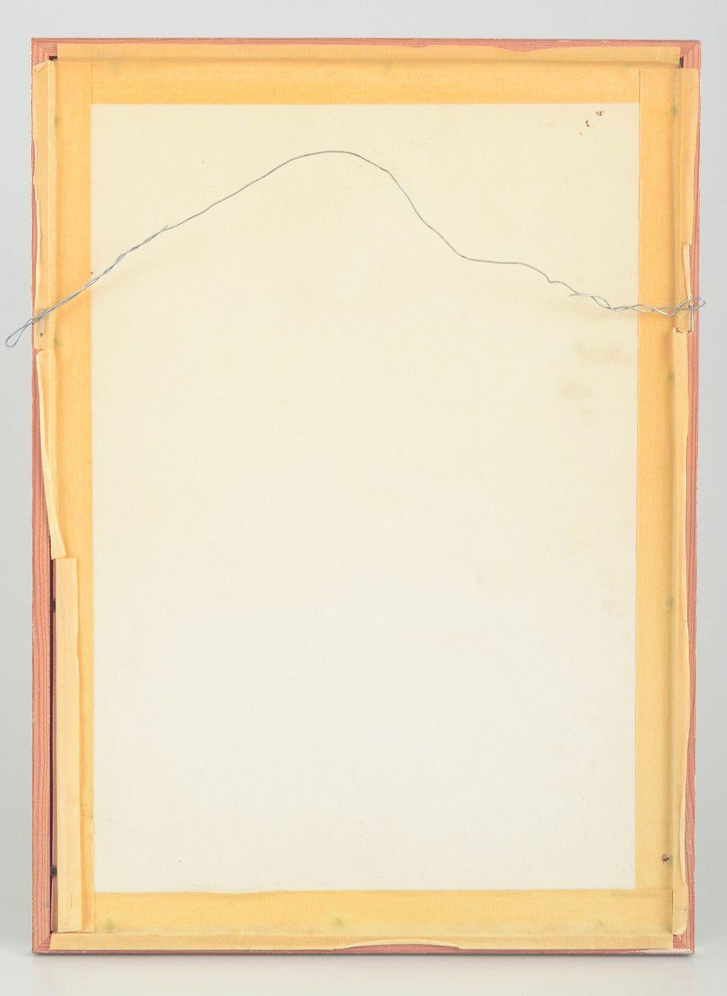 Åke Holm. Imprime en papel. Adán y Eva en el Jardín del Edén. Mediados del siglo XX Papel en venta