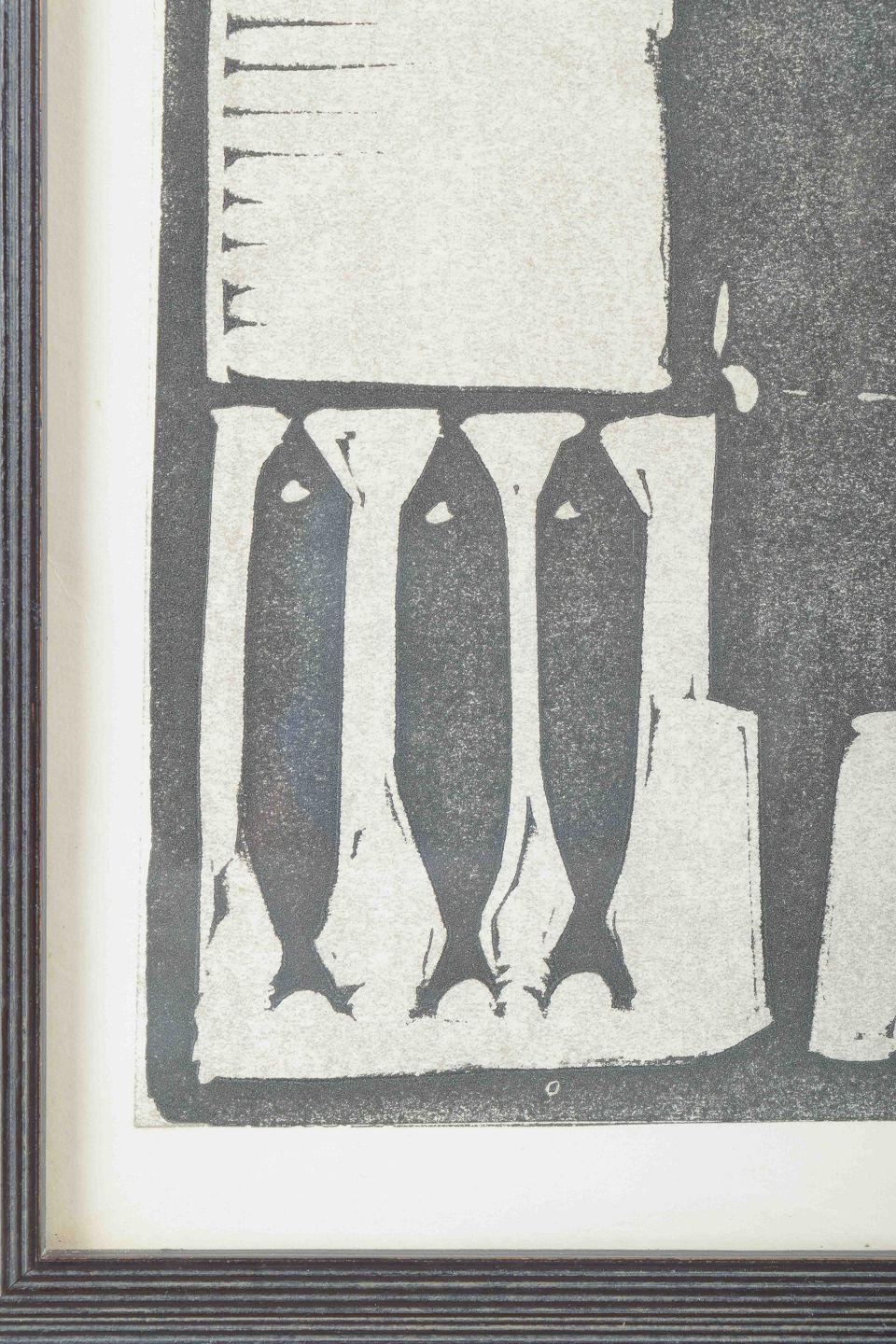 Svedese Åke Holm, Svezia. Xilografia su carta. Gli apostoli Peter e Andrew Andrews, anni '70. in vendita