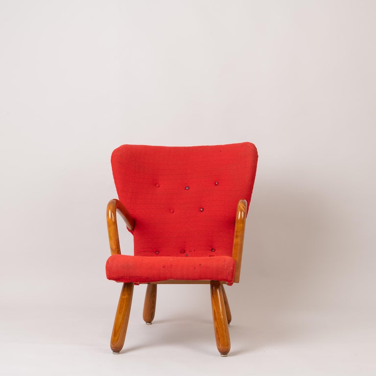 Swedish 'Åke' Scandinavian Modern Clam Chair by IKEA Sweden