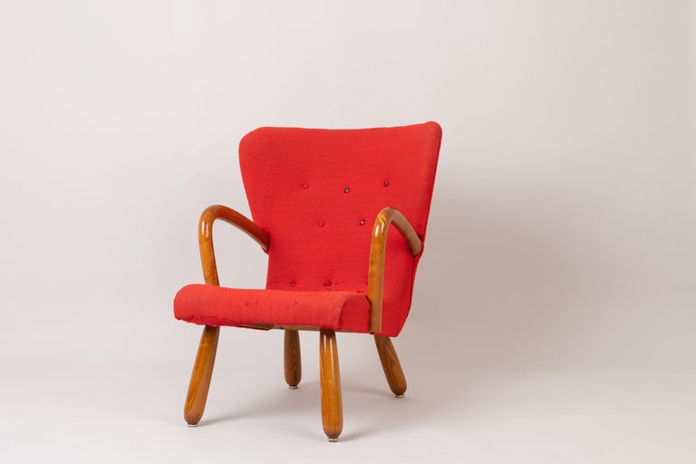 20th Century 'Åke' Scandinavian Modern Clam Chair by IKEA Sweden