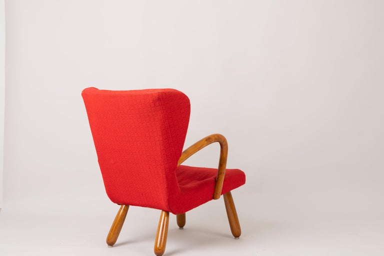 'Åke' Scandinavian Modern Clam Chair by IKEA Sweden 1