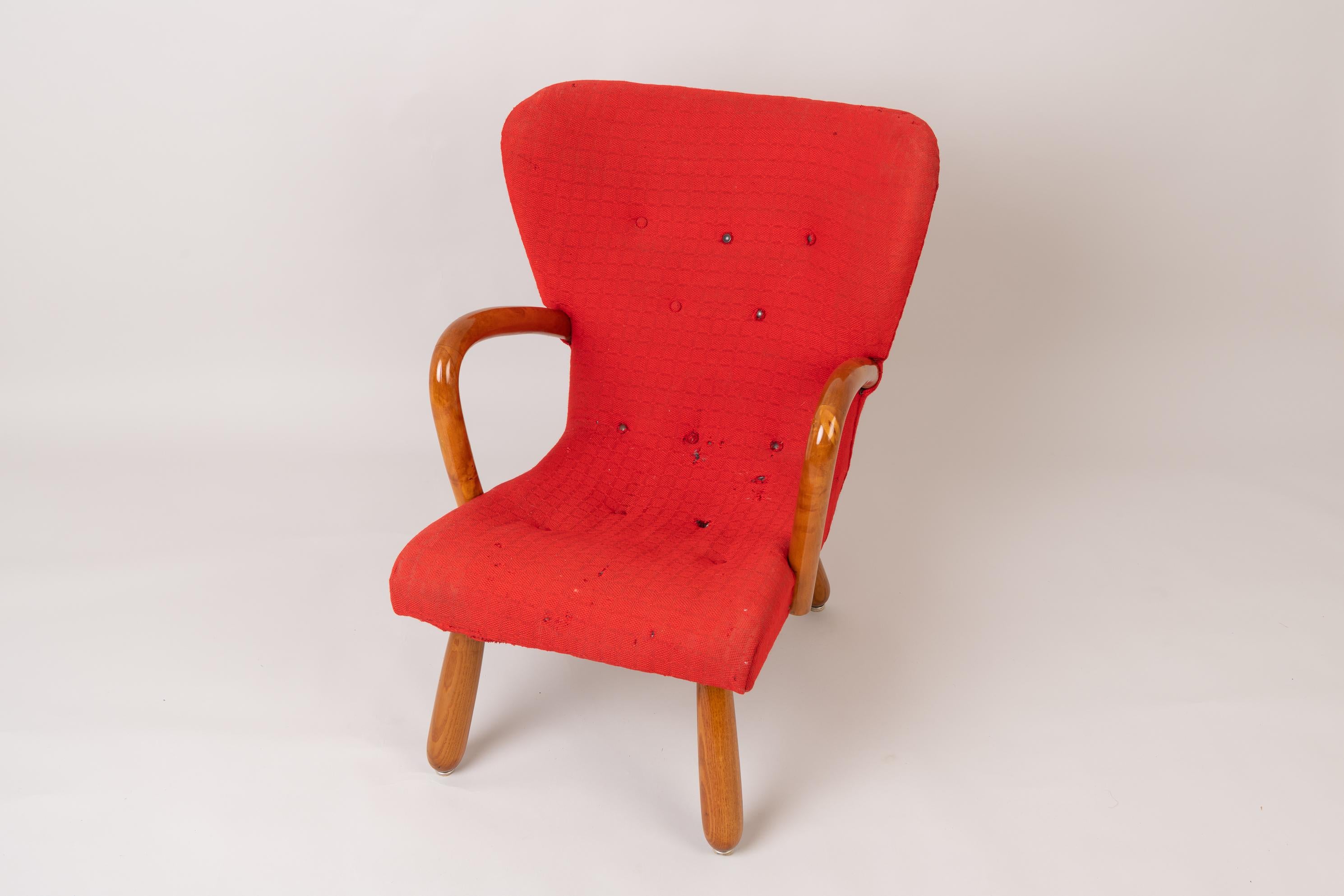 Chaise 'Åke' en forme de palourde, moderne et scandinave, IKEA Suède Bon état à Kramfors, SE