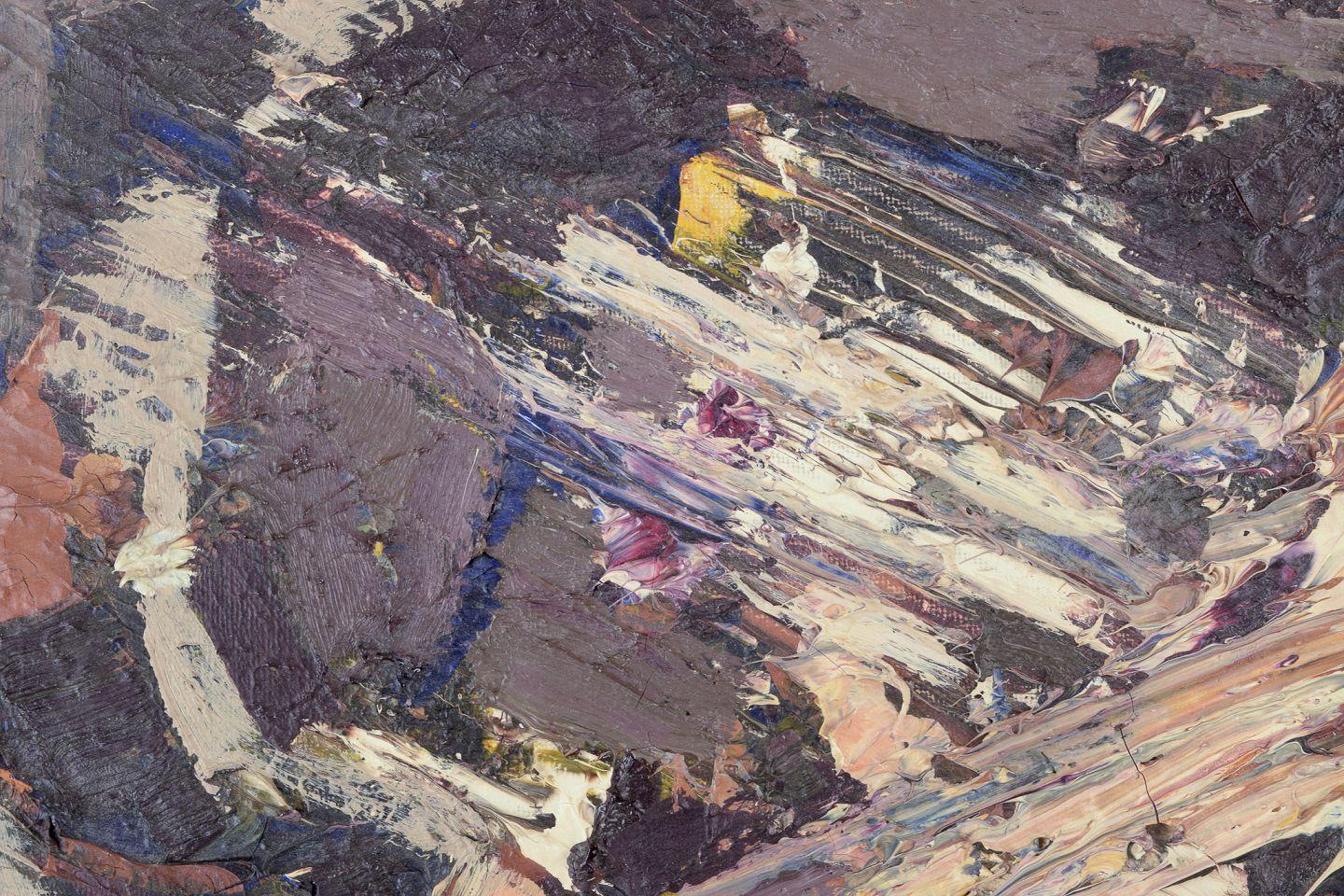 Modern Åke Wickström, Swedish artist. Oil on canvas. Abstract composition. For Sale