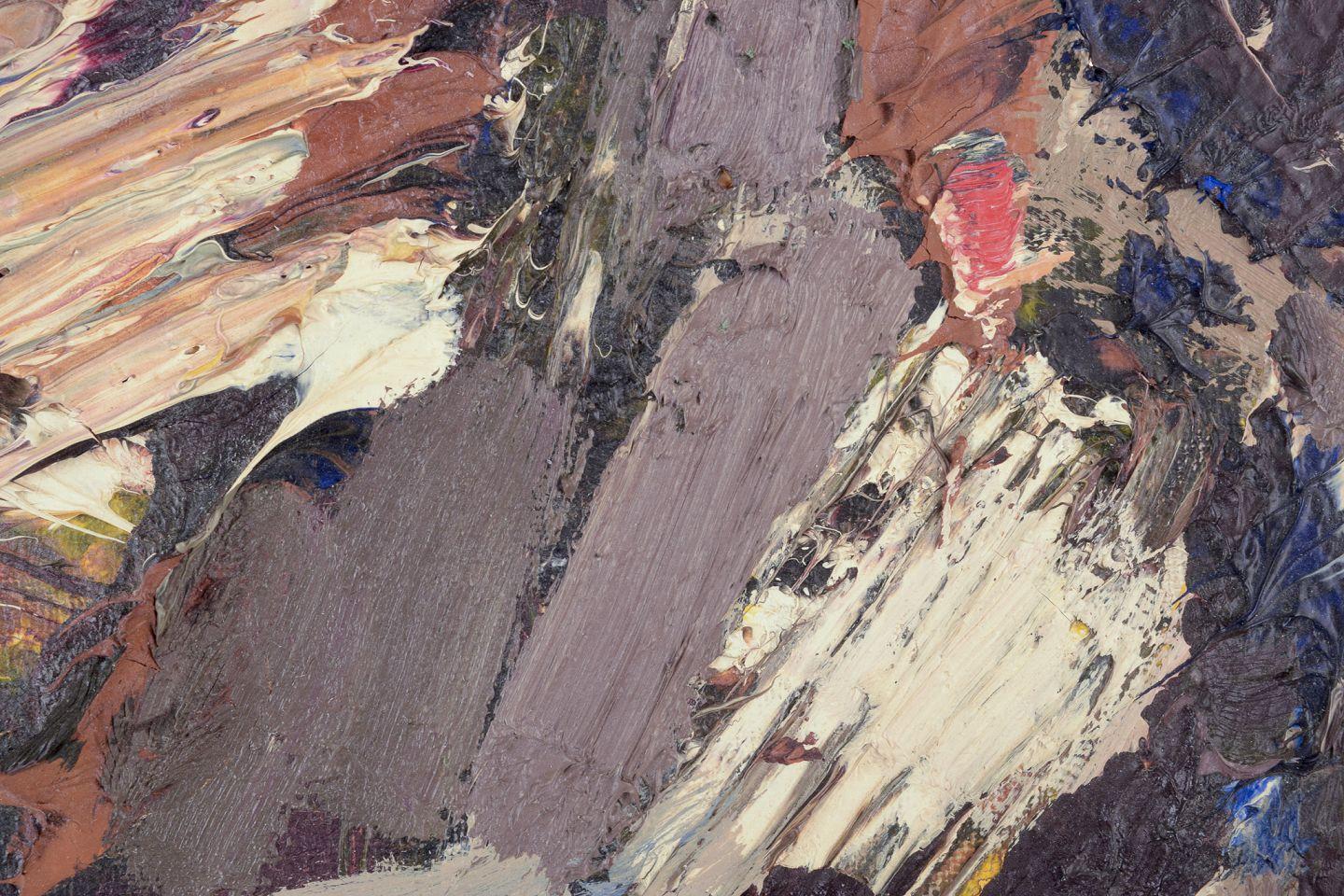 Åke Wickström, Swedish artist. Oil on canvas. Abstract composition. In Excellent Condition For Sale In København, Copenhagen