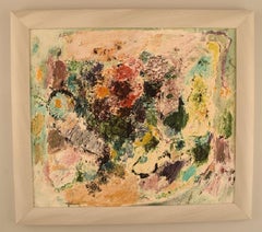 Åke Wilhelm Andersson, Listed Swedish Artist, Oil on Board, Flowers