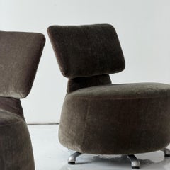 Aki Chairs by Toshiyuki Kita for Cassina in Mohair
