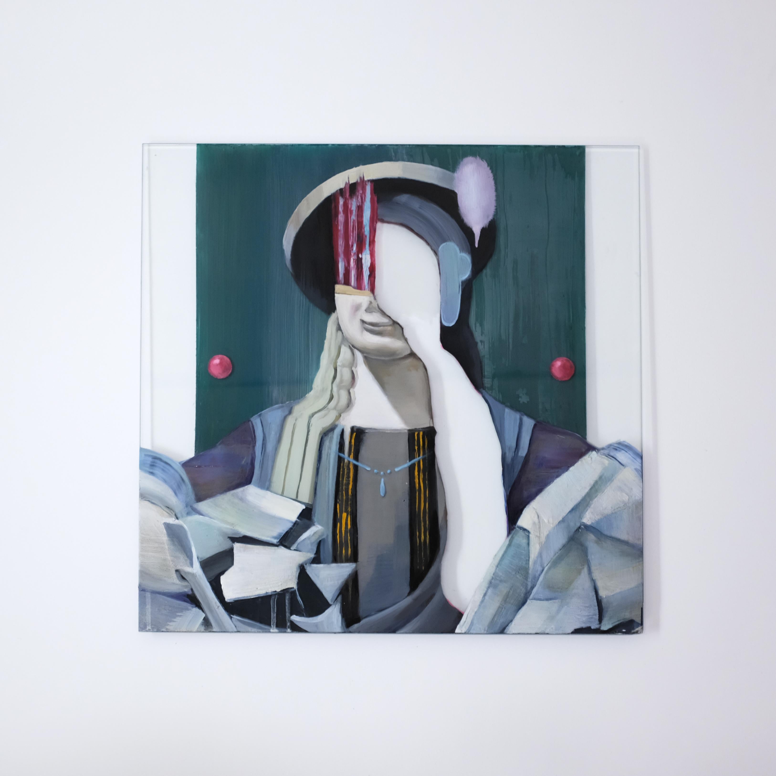 Abstract Painting Akihiko Sugiura - Une personne qui était autrefois une ennemie