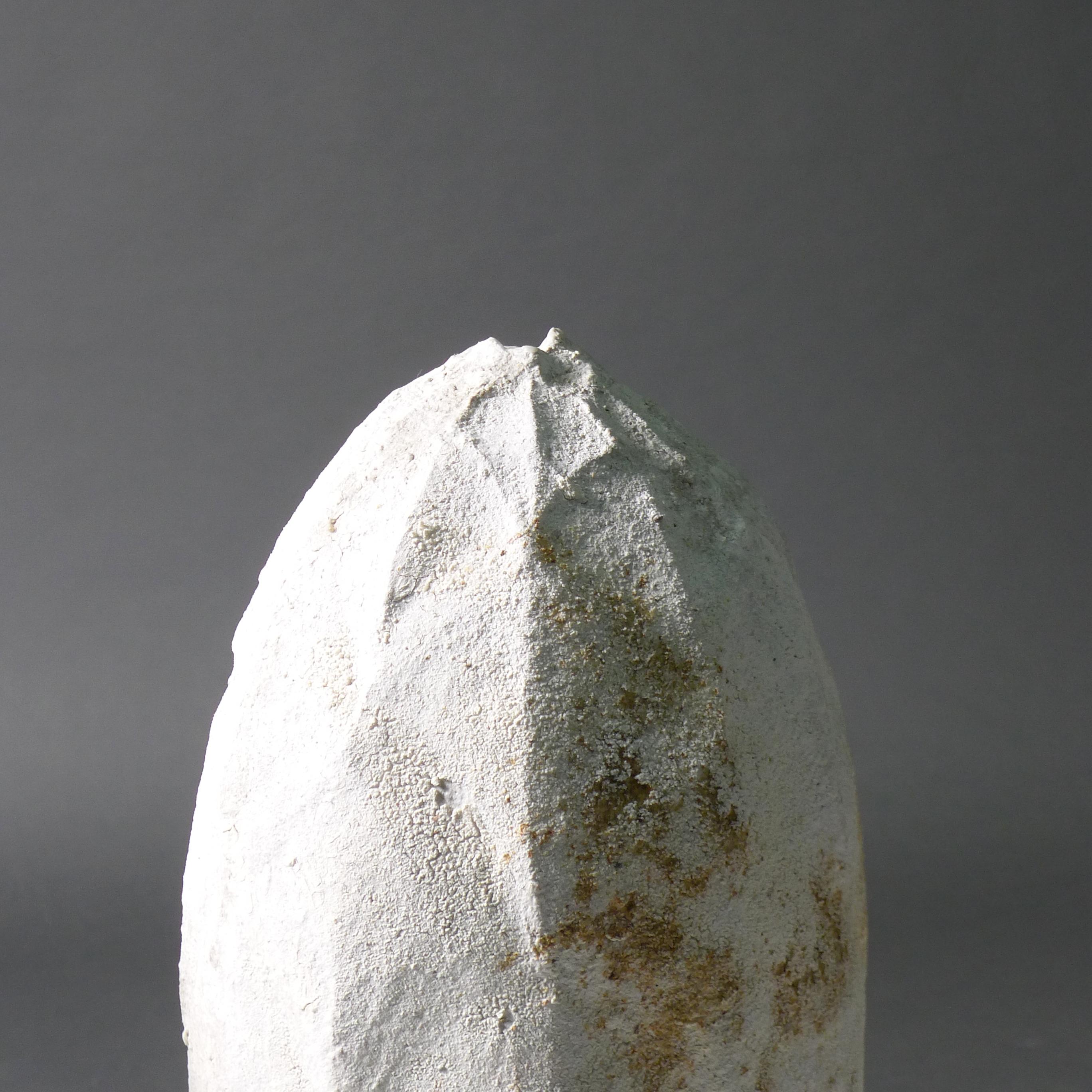 Stoneware Akiko Hirai, Two Ceramic Cocoon Vessels For Sale