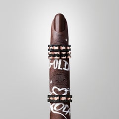 Akillis Capture in Motion Ring 18 Karat Rose Gold and Black Titanium