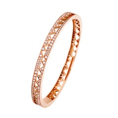 Akillis Capture Me Bracelet 18 Karat Rose Gold Set White Diamonds