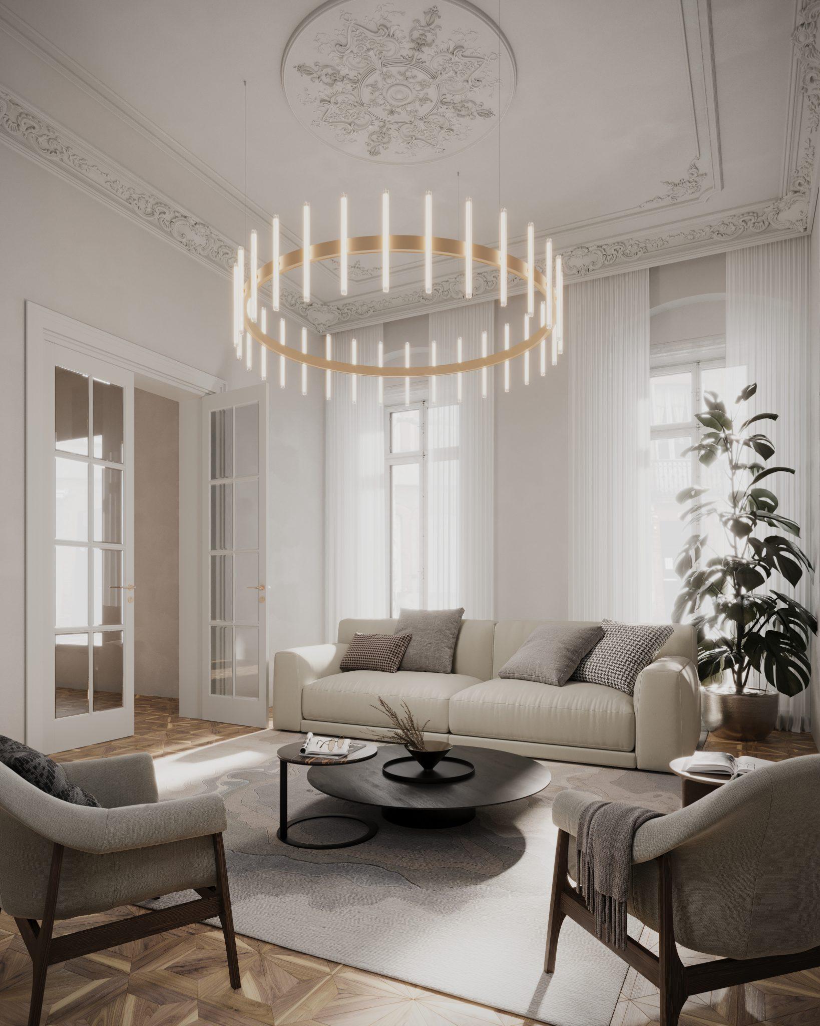 Akimi Lámpara Colgante Circular Verde Grande by JSPR Siglo XXI y contemporáneo en venta