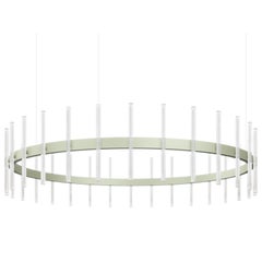 Akimi Large Circular Green Pendant Lamp by JSPR