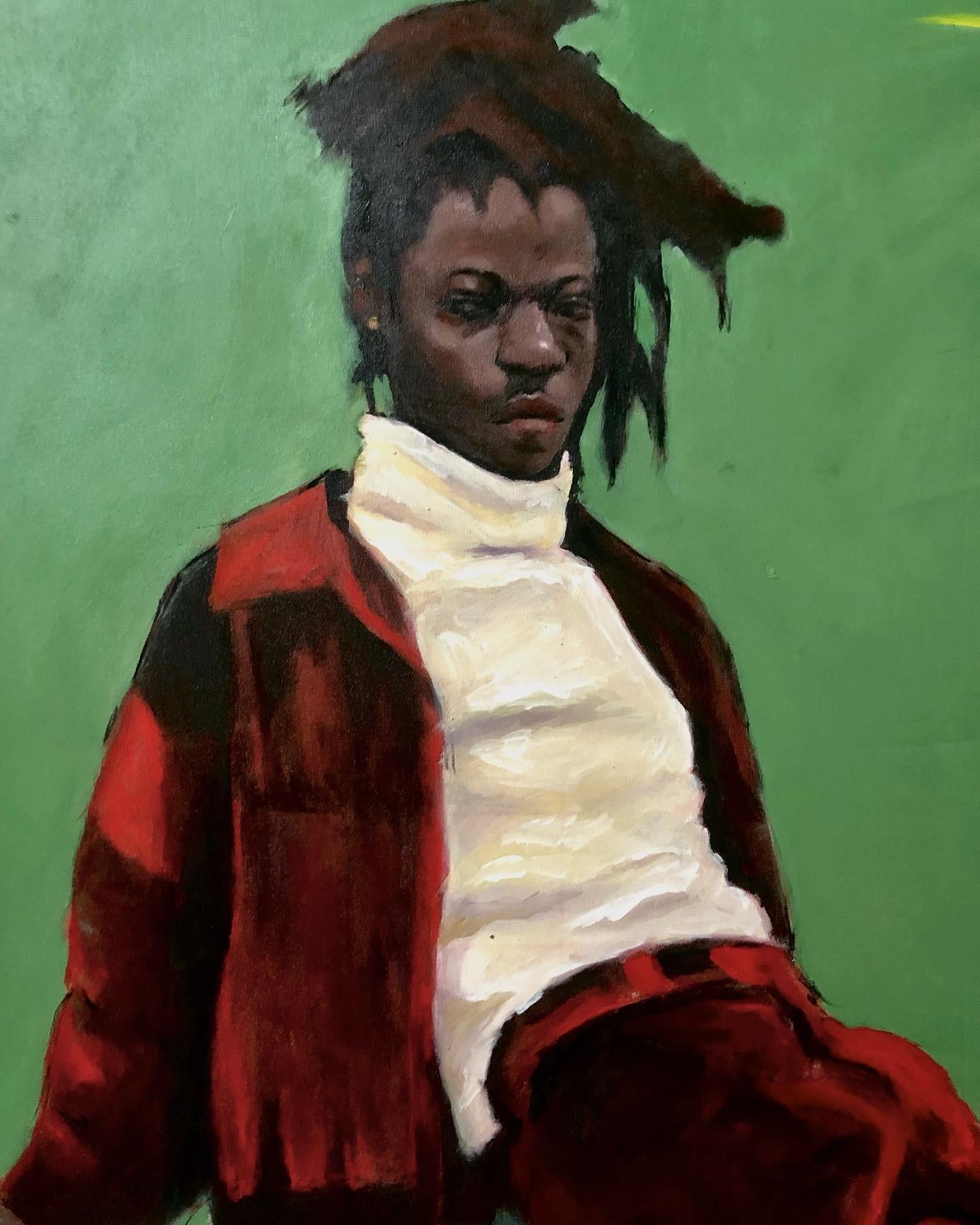 Alpha Male - Painting by Akinboye Akinola Peter