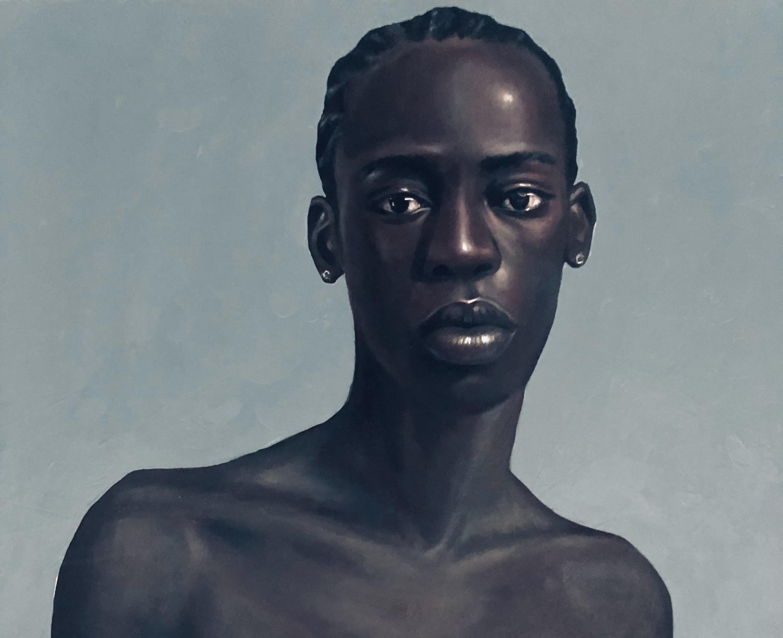 Gescheiterte Identität (Generation Z)  -21. Jahrhundert, Contemporary, Mode, Modelle – Painting von Akinboye Akinola Peter