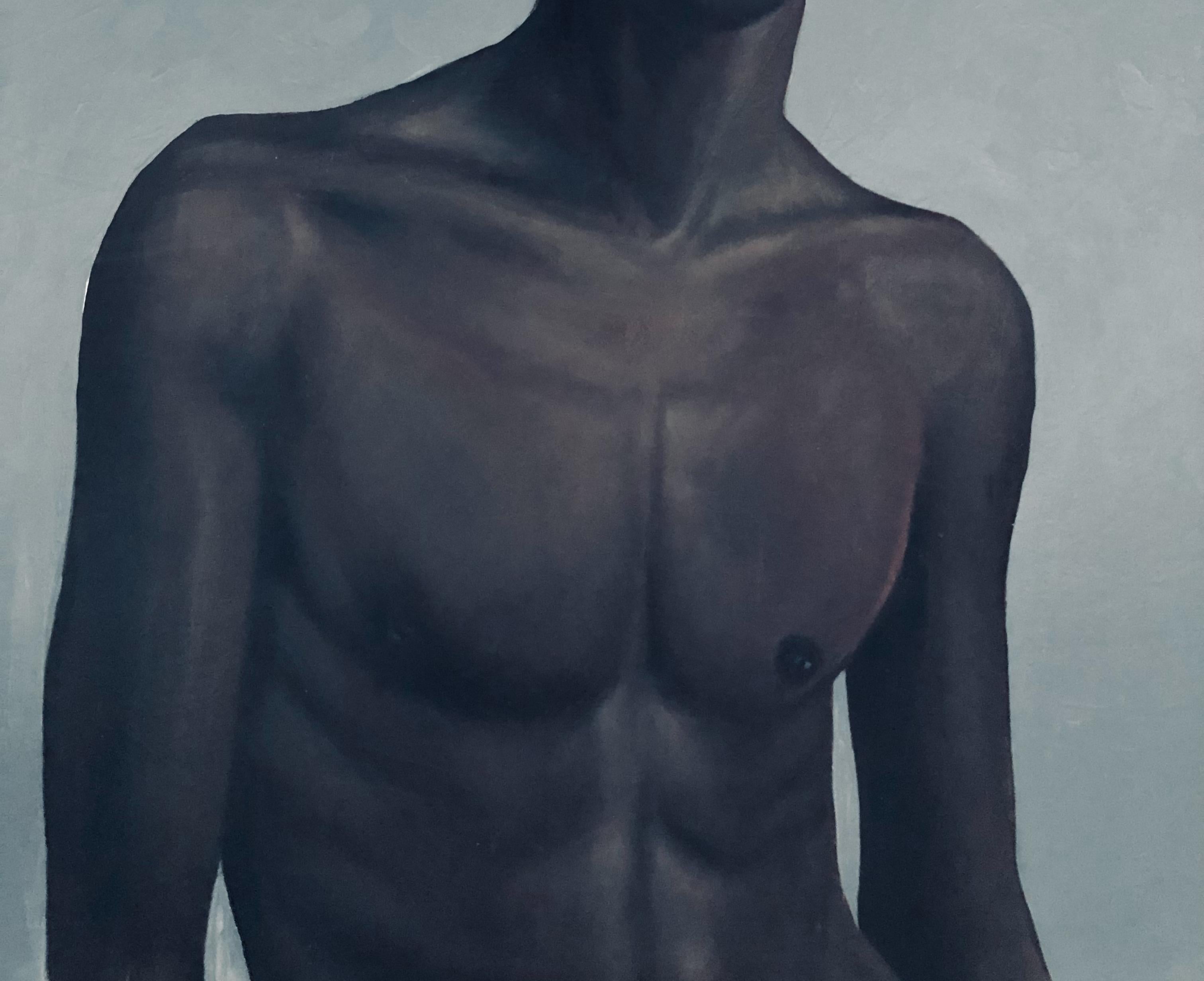 Gescheiterte Identität (Generation Z)  -21. Jahrhundert, Contemporary, Mode, Modelle (Zeitgenössisch), Painting, von Akinboye Akinola Peter