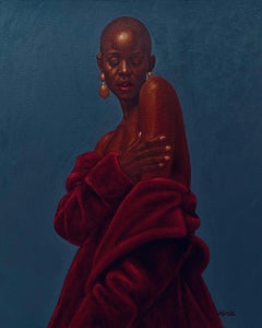 Forbidden Fruit - 21st Century Contemporary, Figurative Portrait, Fashion, Women