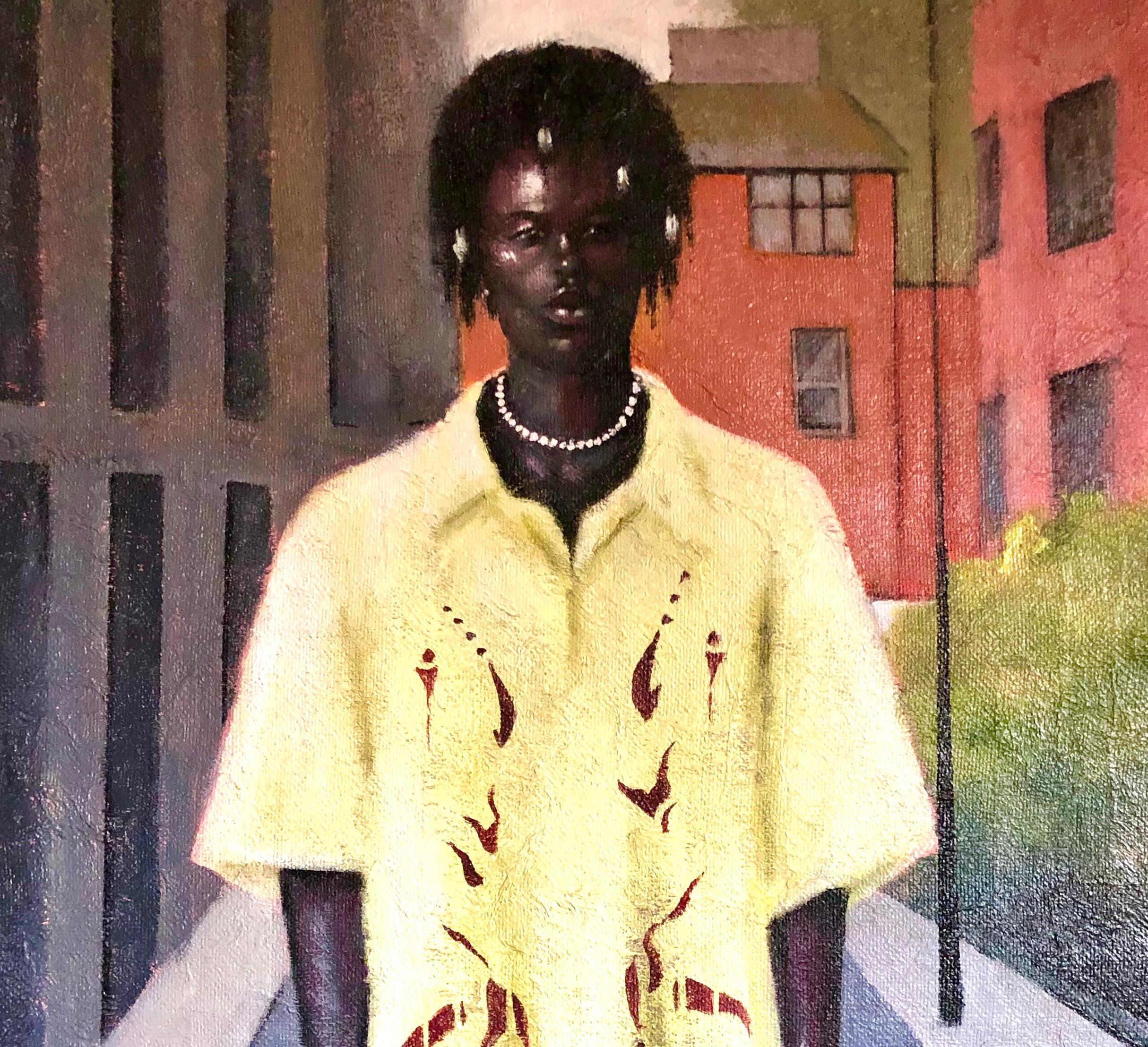 Nostalgia - Painting by Akinboye Akinola Peter
