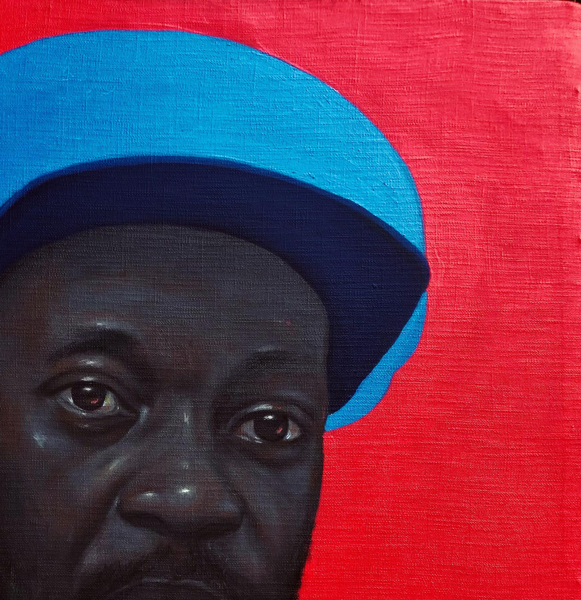 Uncle Josh - Contemporary Painting by Akinboye Akinola Peter