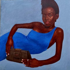 Der Wert der Frau  - Zeitgenössische Kunst des 21. Jahrhunderts, figuratives Porträt, Mode, afrikanische Kunst