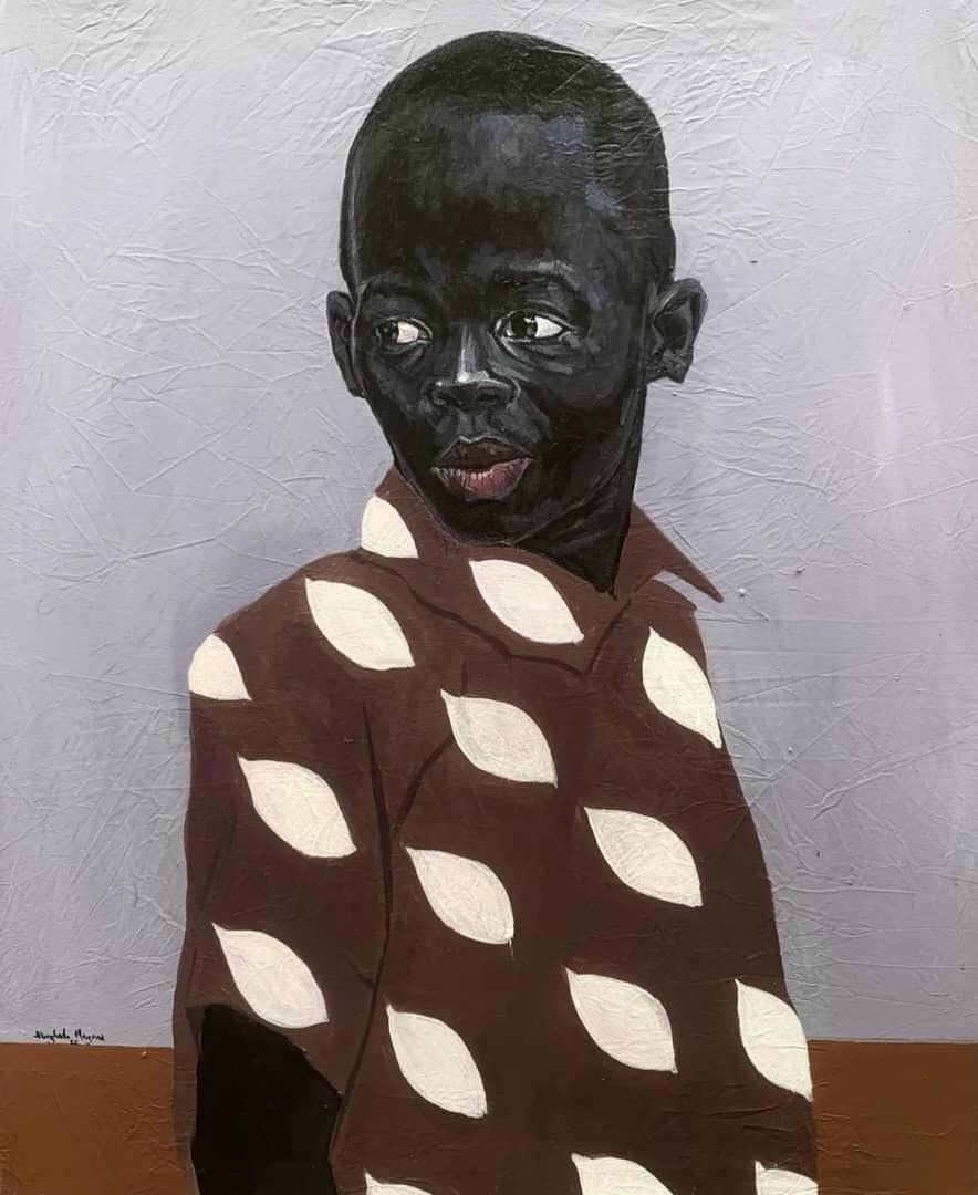 Achtung - Malerei, Acryl auf Leinwand