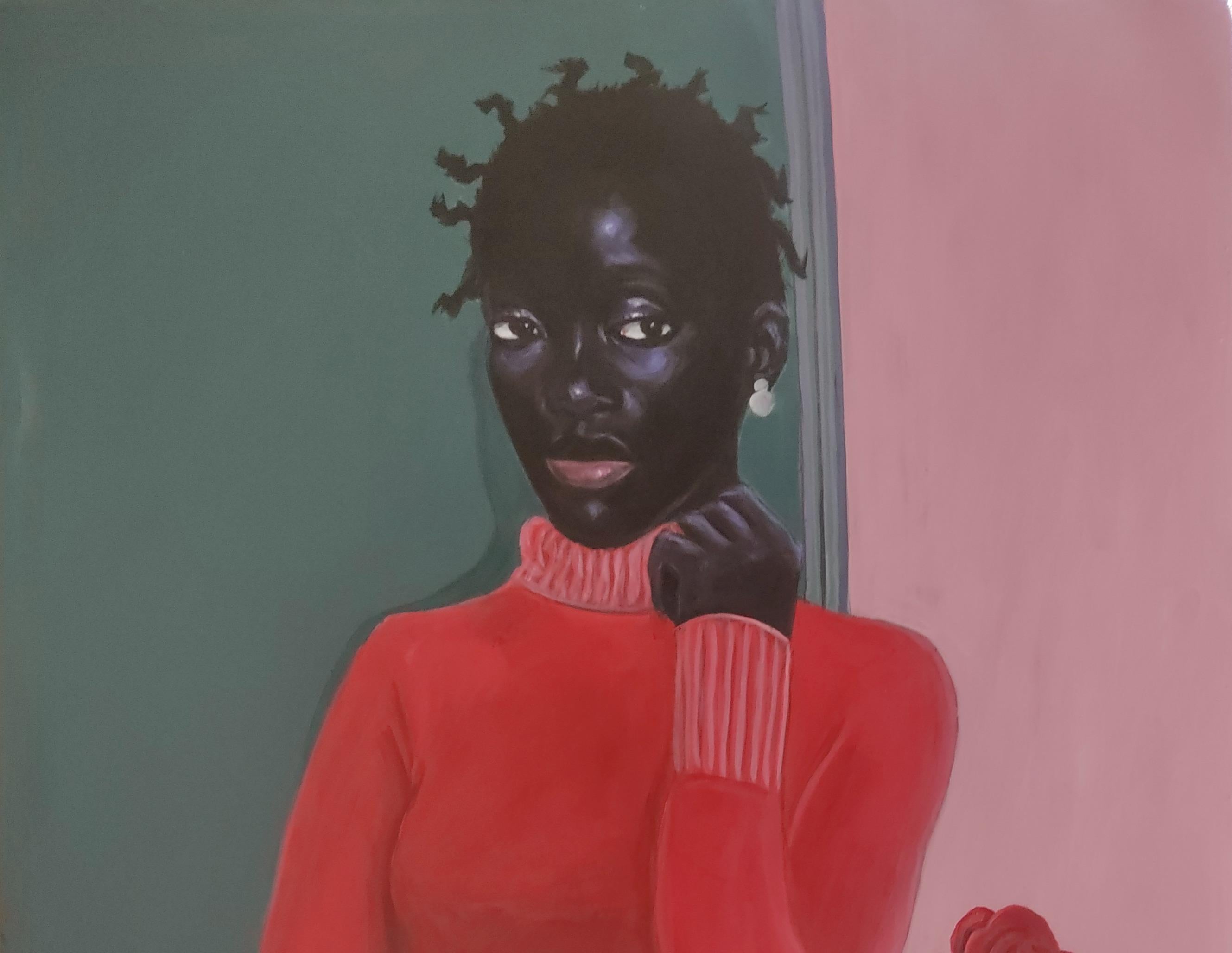 Warten auf Verlangen – Painting von Akingbade Mayowa