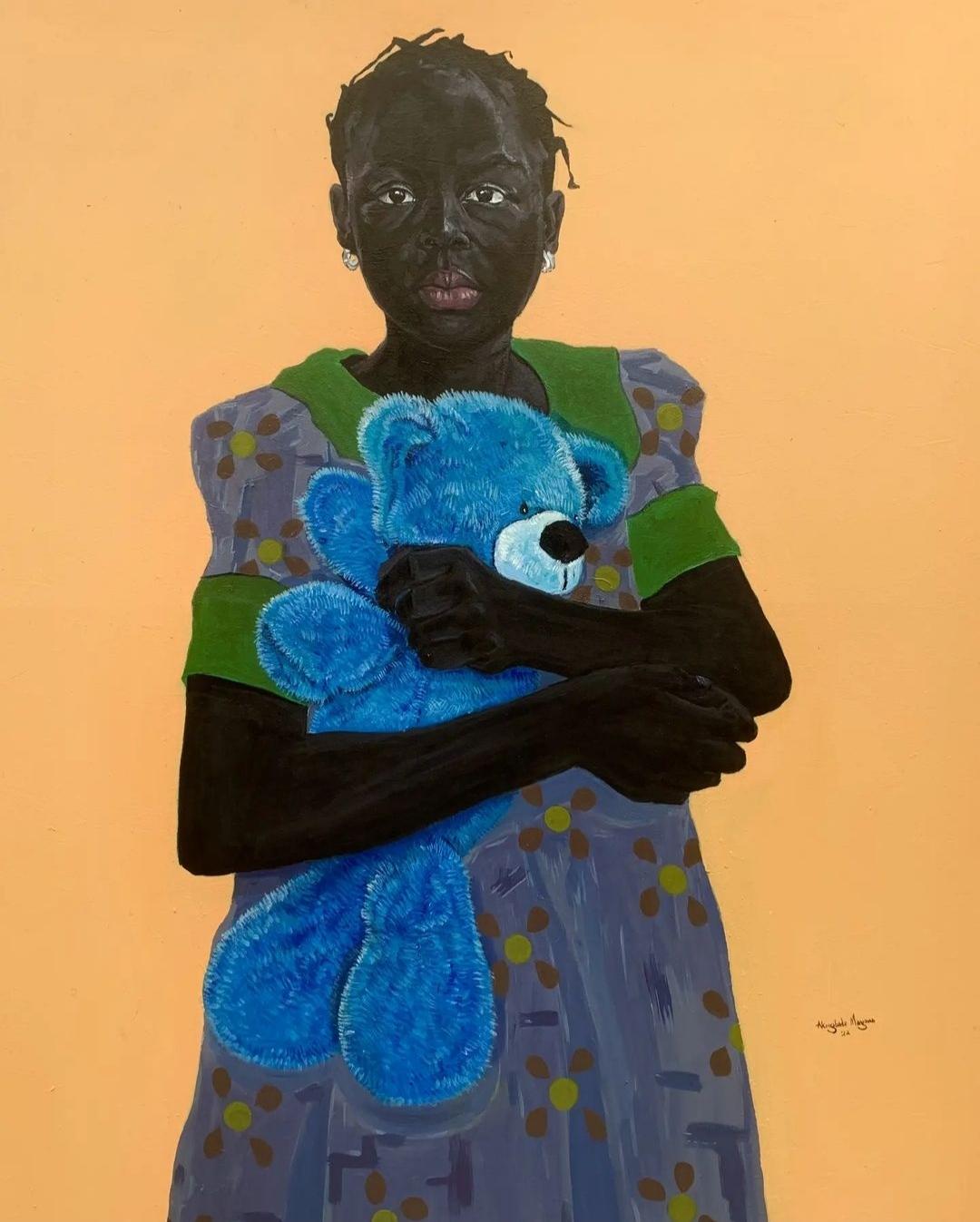 Akingbade Mayowa Animal Painting - Companion 2