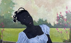 Dutrice e il suo gatto -21° secolo, Contemporaneo, Figurativo, Donne, Animali