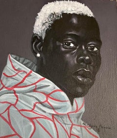 Gaze 1 - 21st Century, Contemporary, Figurative Portrait, Modern, Men