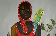 Not Alone 2 - 21st Century, Contemporary, Figurative Portrait, Modern, Women