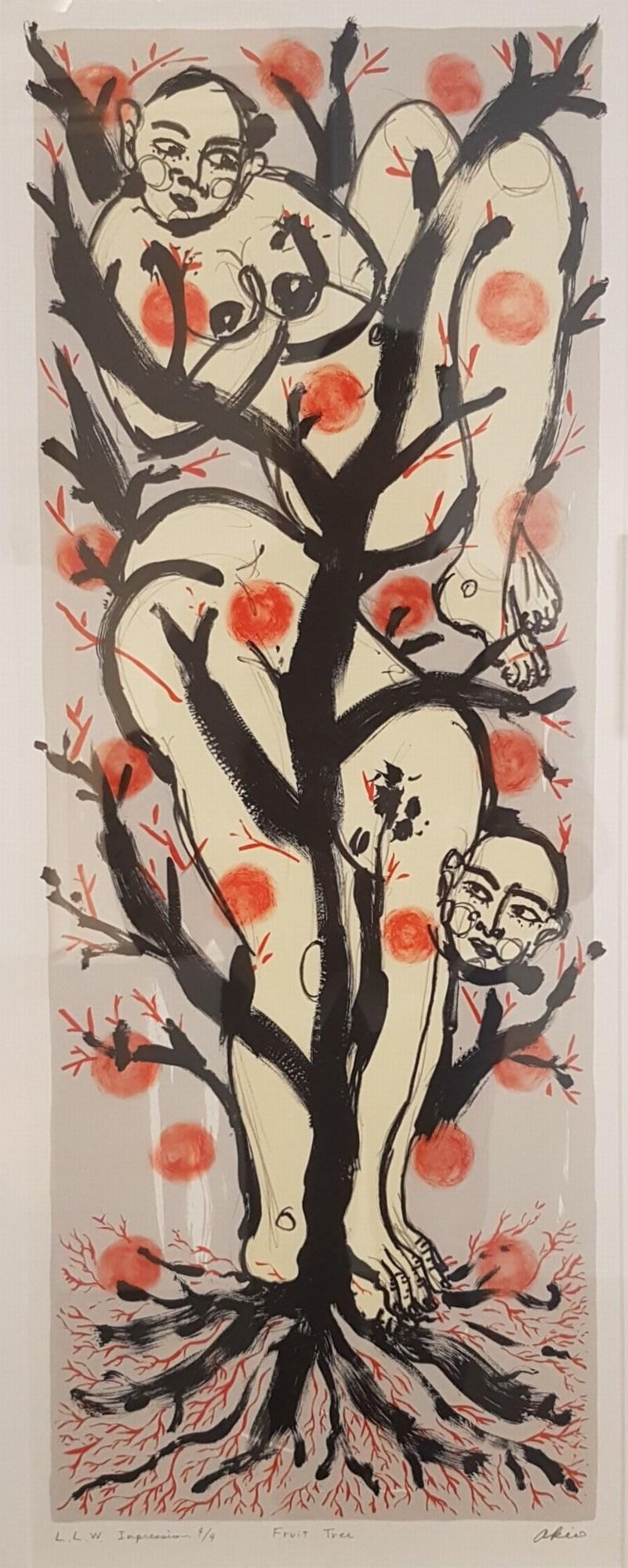 Akio Takamori Portrait Print - Fruit Tree
