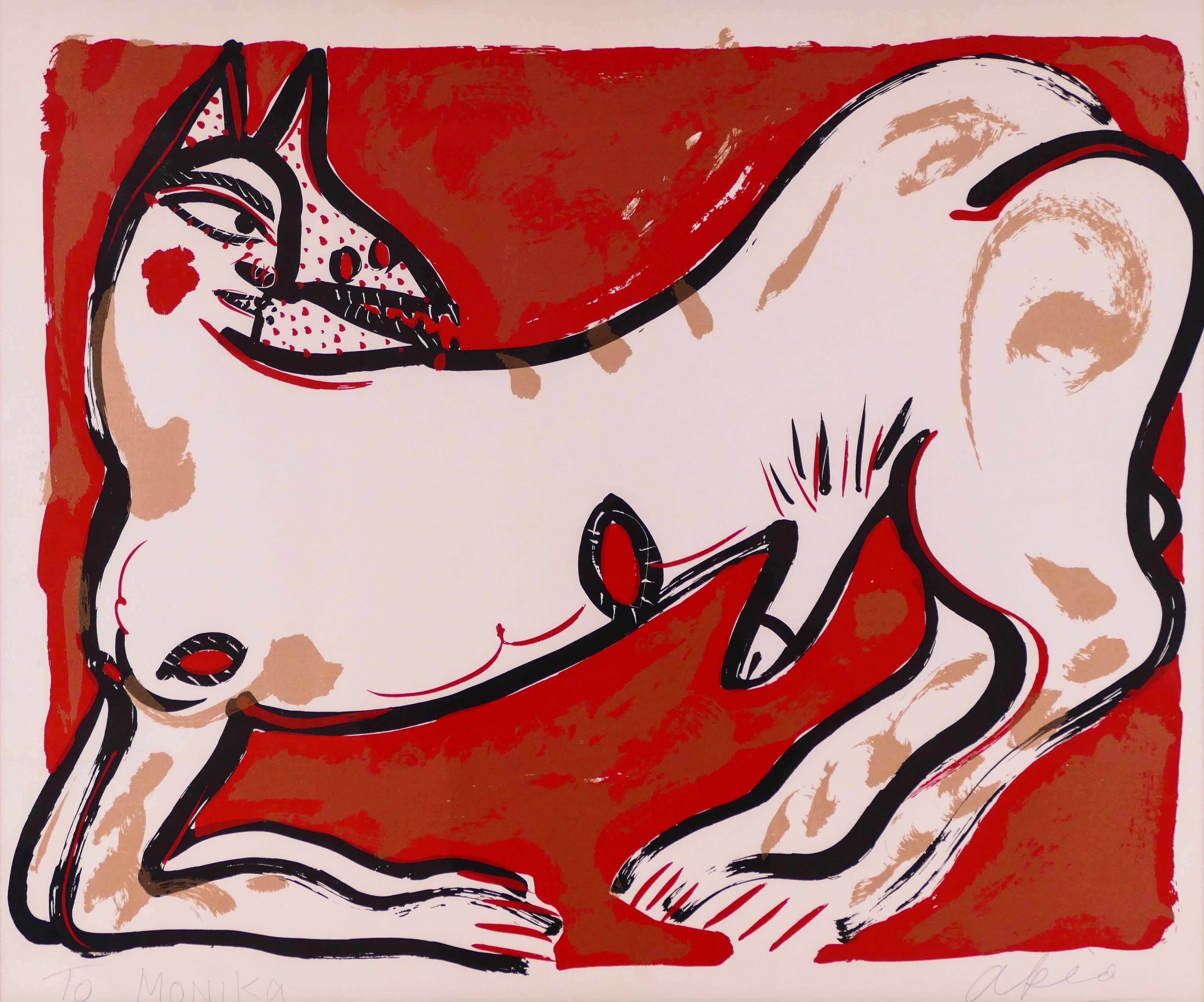Akio Takamori Animal Print - Male Dog