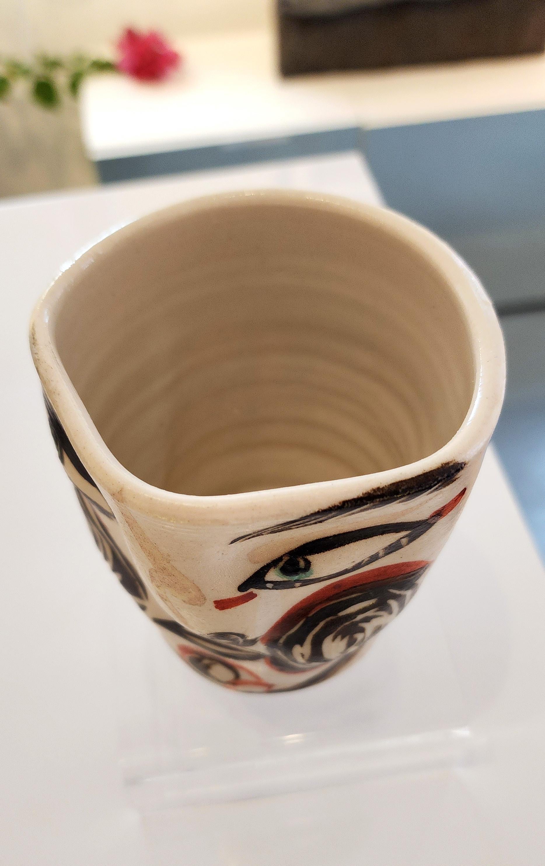 Cup with Face (Modern Ceramics) 1