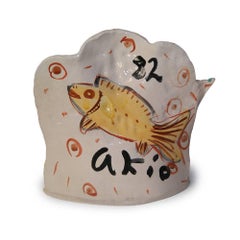 Man with Fish Envelope Vase