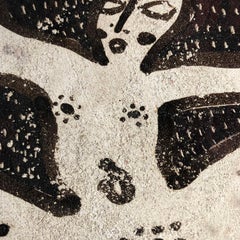 Naked Man Plate by Akio Takamori