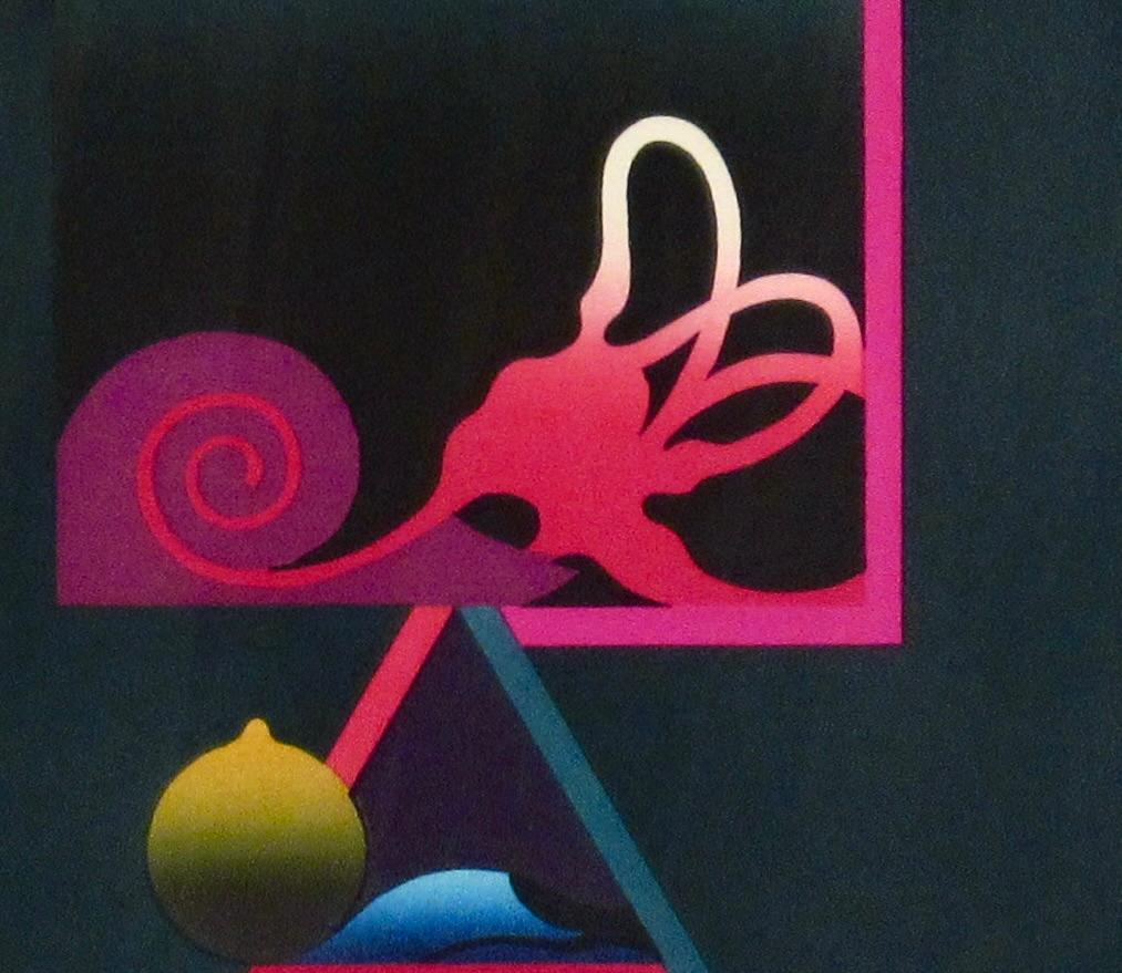 Anatomia - Abstract Print Beige di Akira Kurosaki