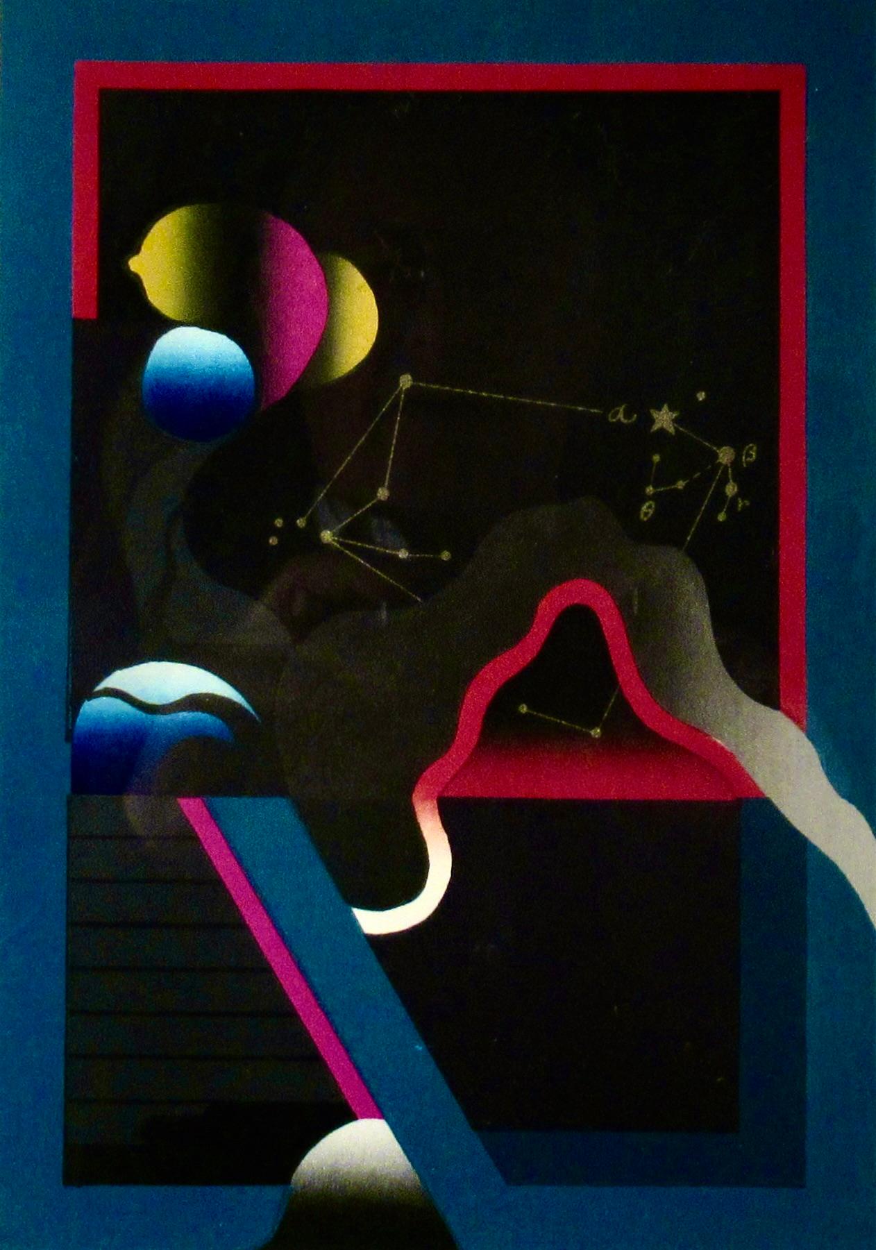 Aries - Print Abstracto de Akira Kurosaki