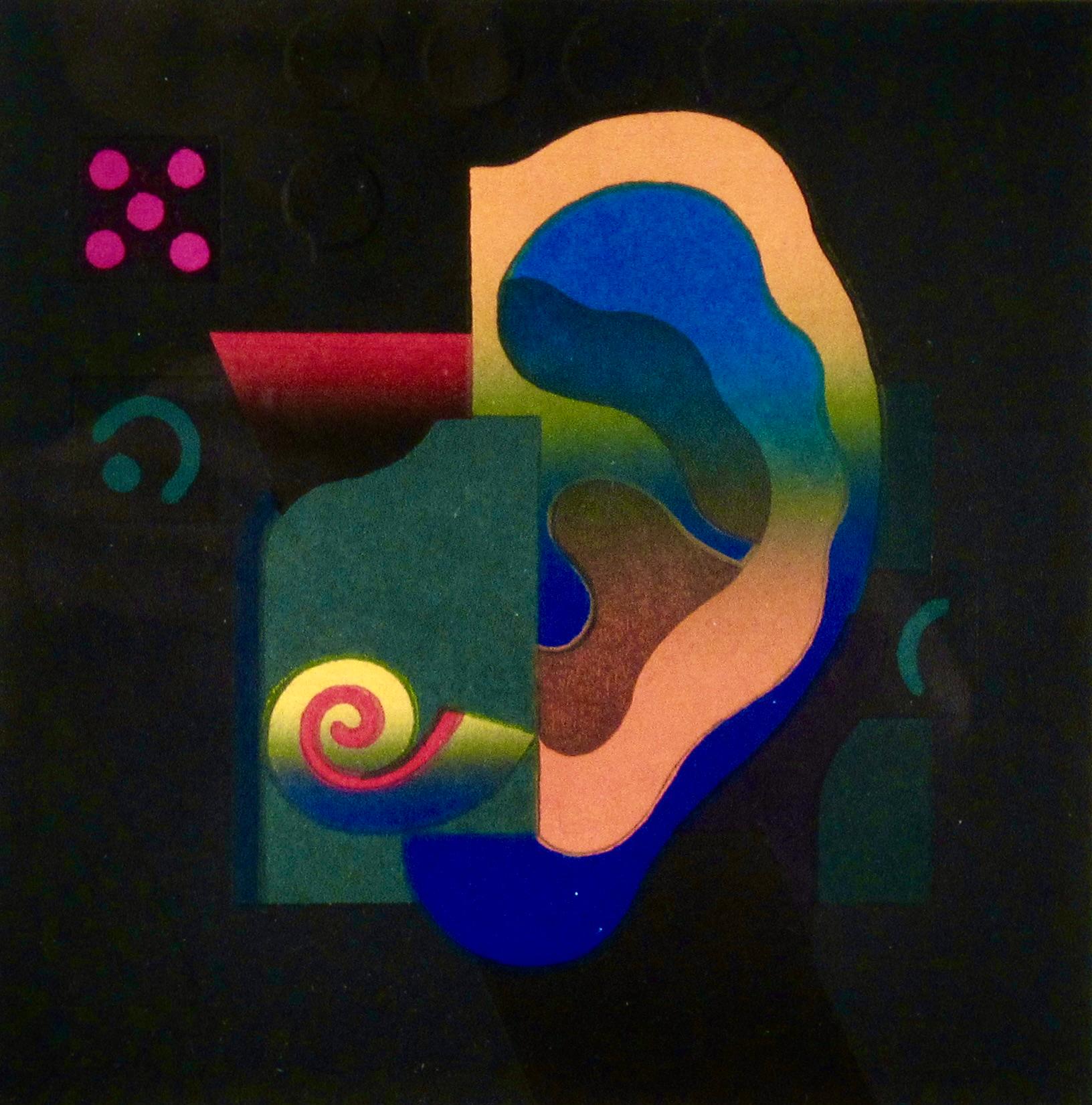 W225 - Print Abstracto de Akira Kurosaki