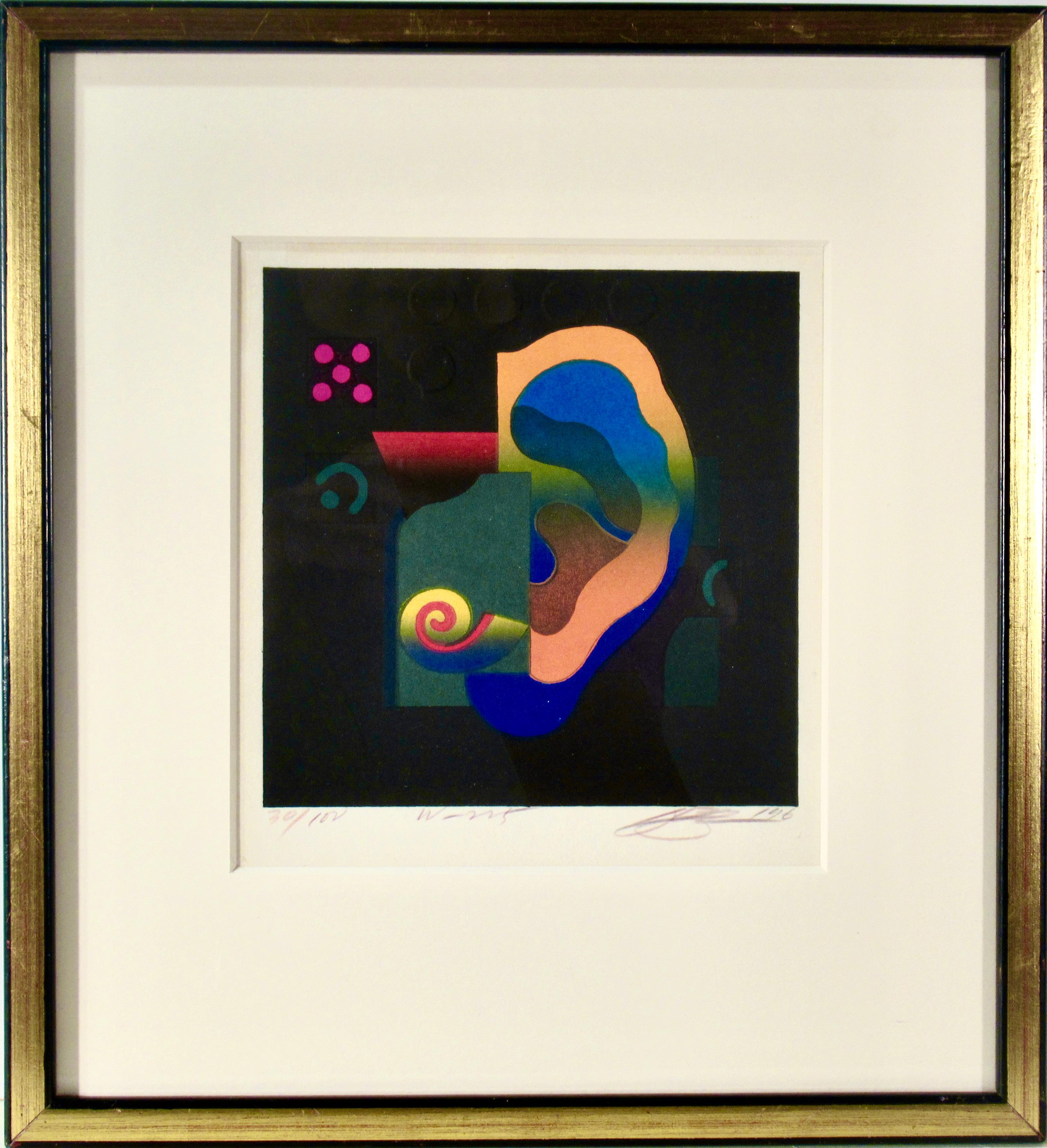 Abstract Print de Akira Kurosaki - W225