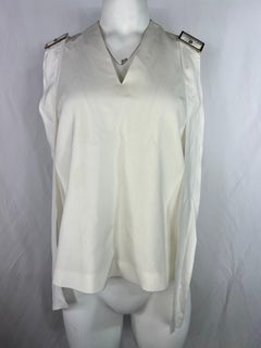 Akira Naka  Weiße Bluse mit weißem Oberteil, Größe 3