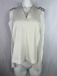 Akira Naka  White Top Blouse, Size 3