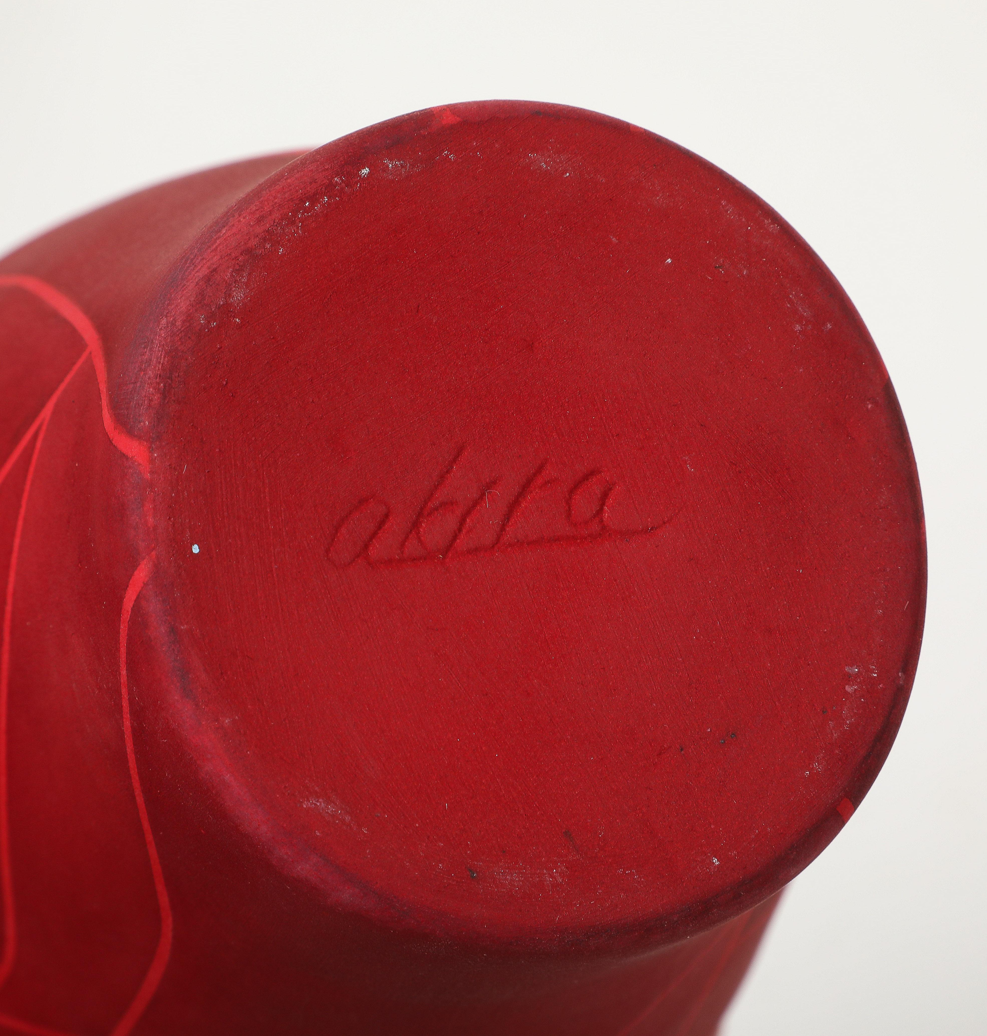 Akira Yamada, Burning Red Vessel no. 6 (猩々緋彩器 no. 6), 2024 in vendita 4
