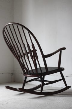 Akita Mokko Rocking Chair / Japanese Vintage 1970s