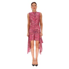 Aknvas Sequin-Embellished With Asymmetrical Hemline