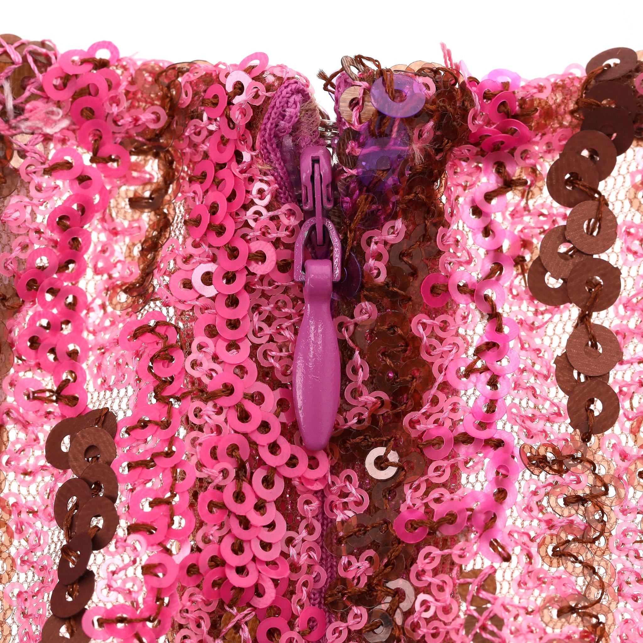 Aknvas Sequin-Embellished With Asymmetrical Hemline en vente 1